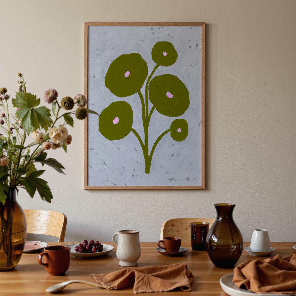 Bujori Print de Artă