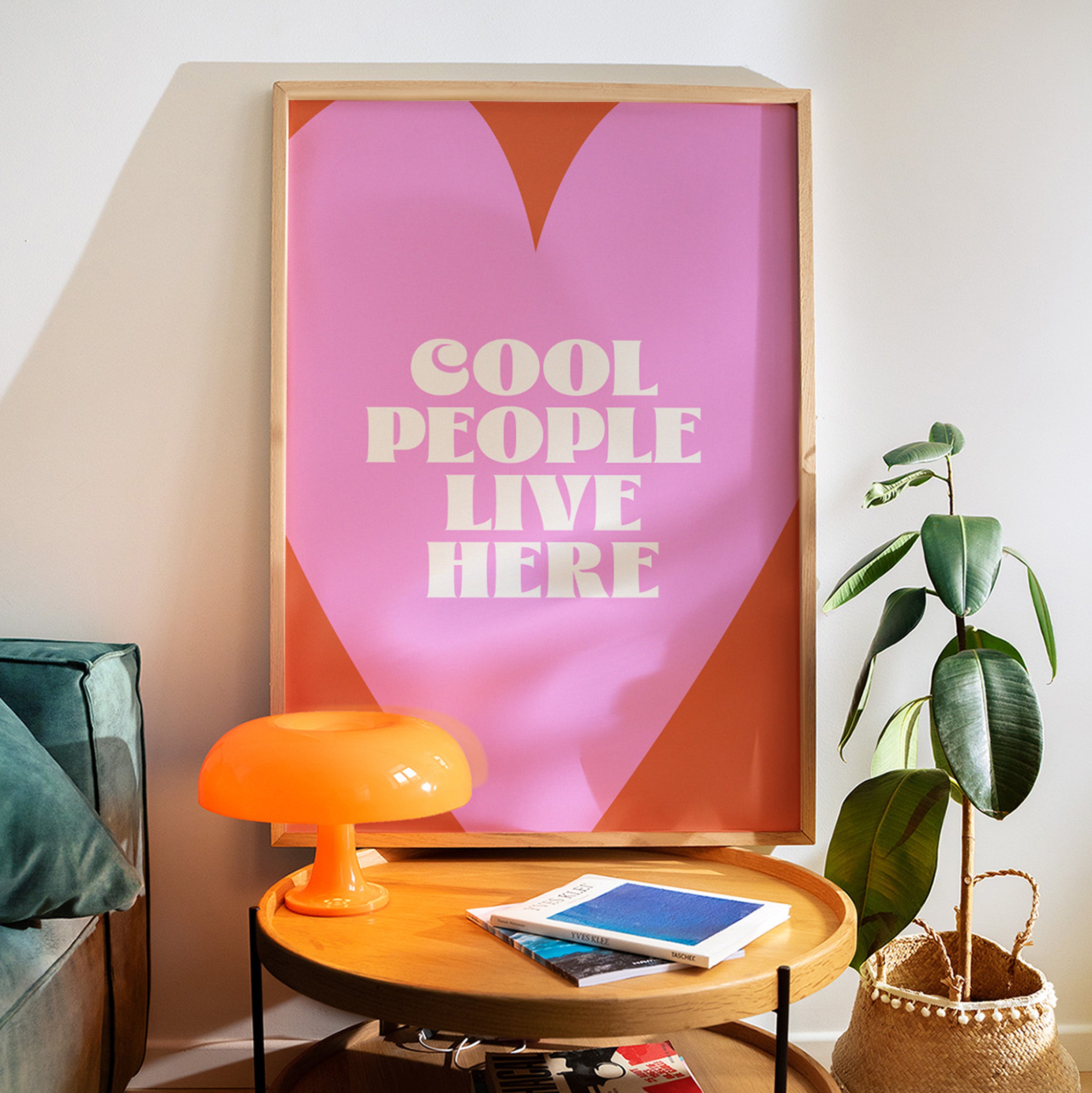 Cool People Leave Here Print de Artă