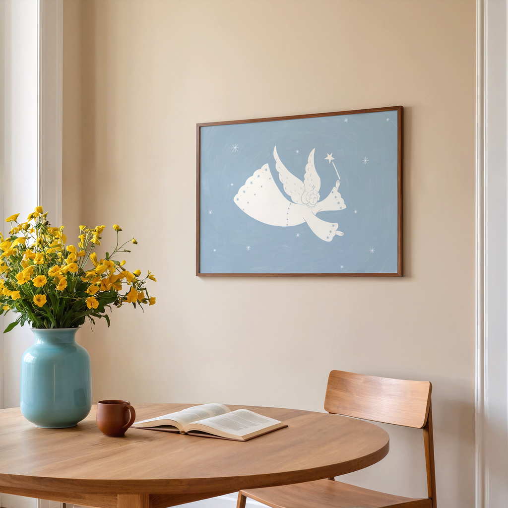 Flying Angel Print de Artă