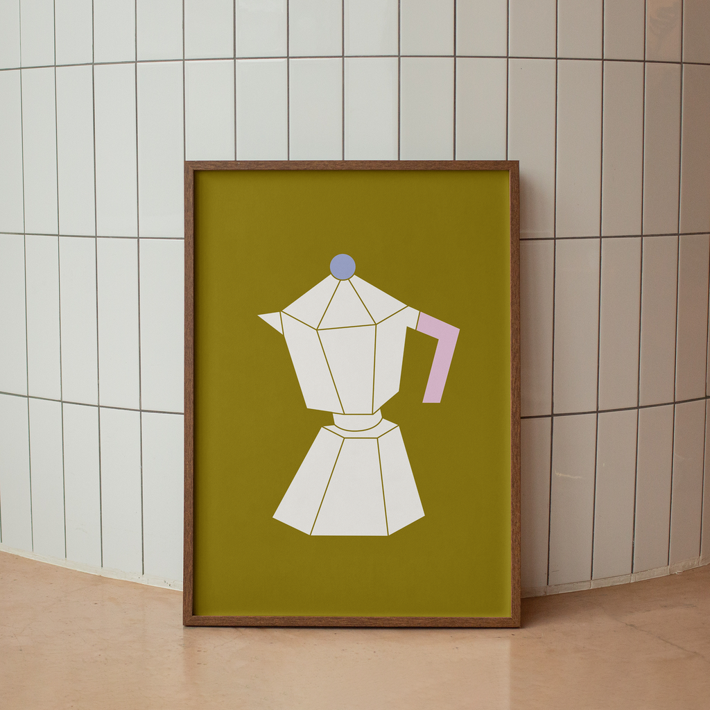 Italian Coffee Print de Artă