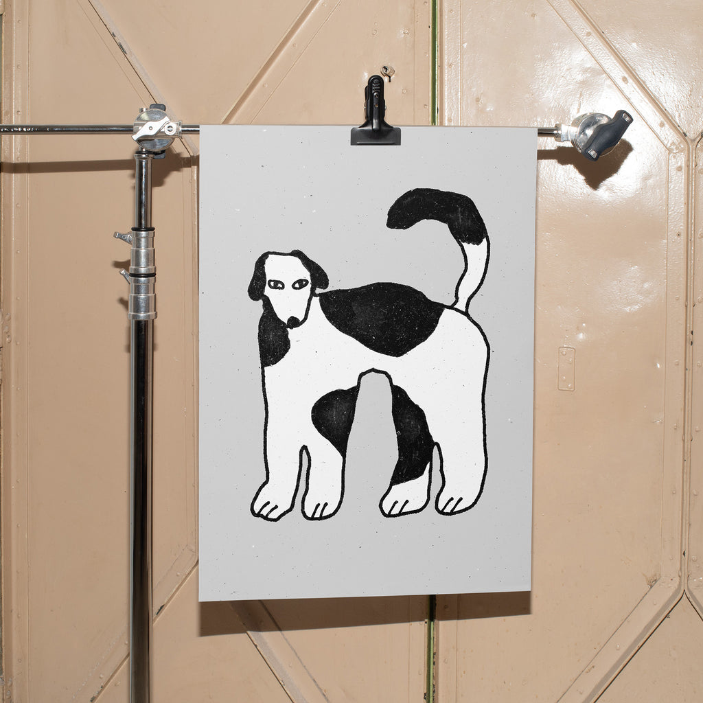 Dog Print Print de Artă