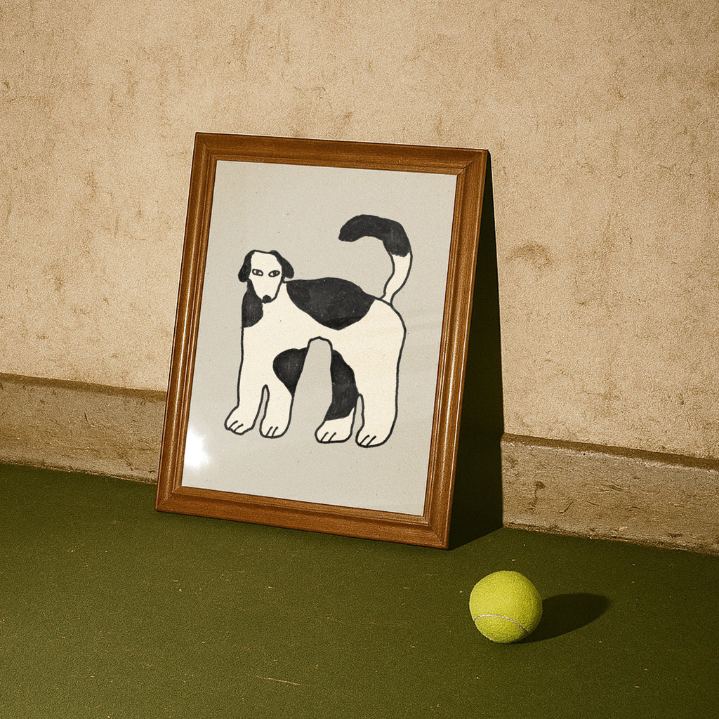 Dog Print Print de Artă