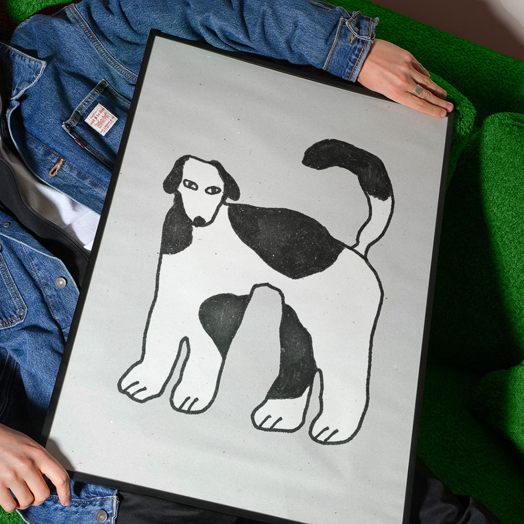 Dog Print Print de Artă