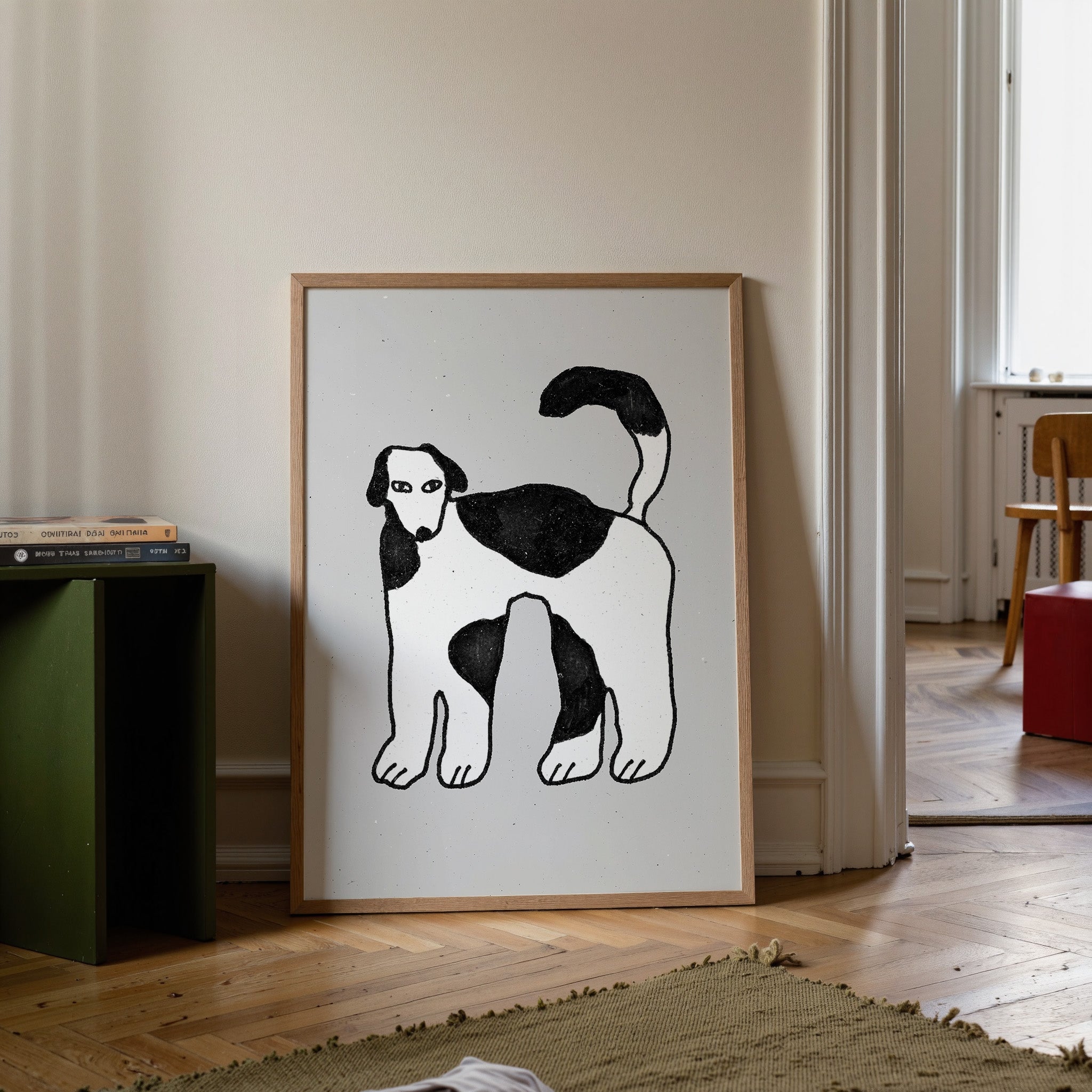 Dog Print Print de Artă