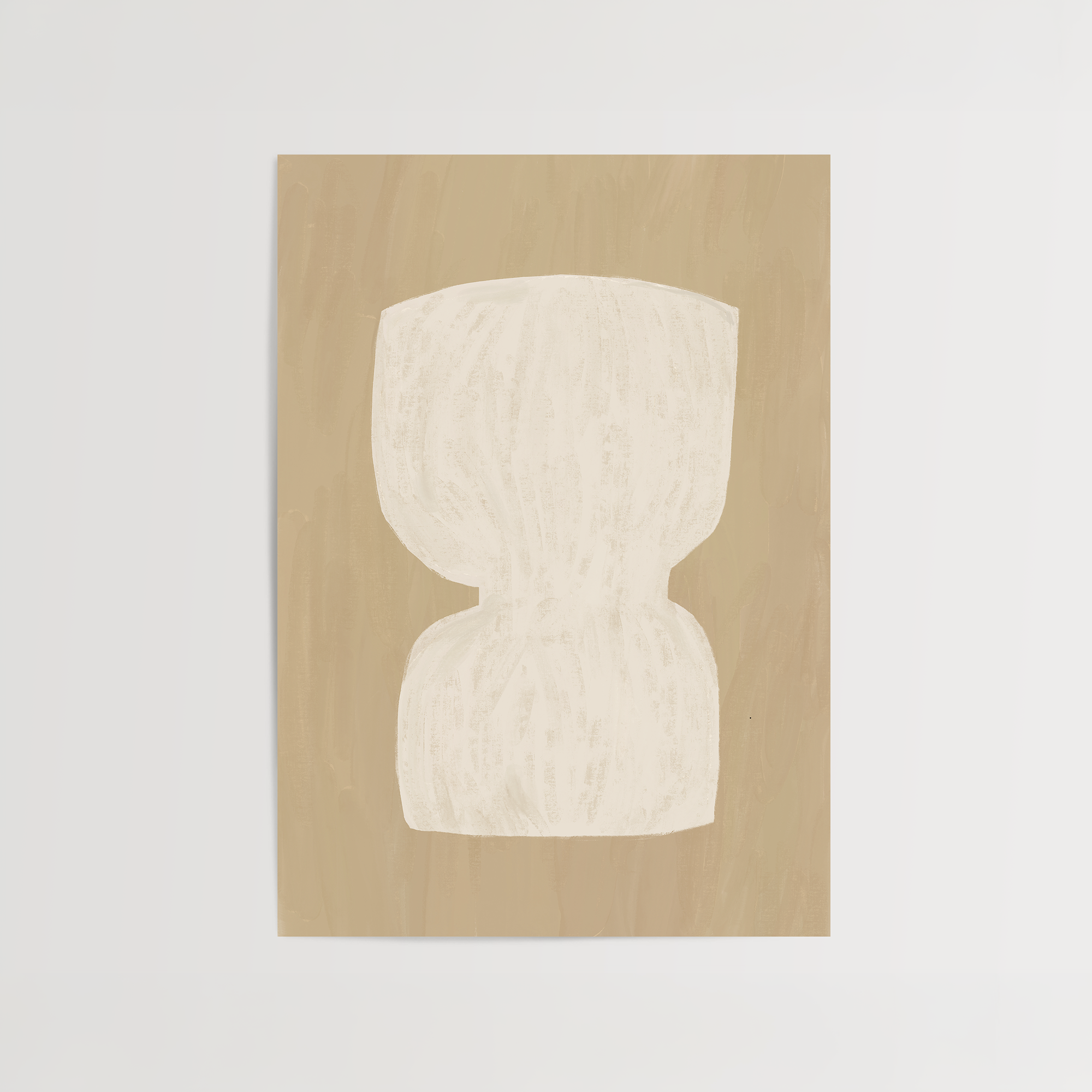 Minimalist Painted Vase Print de Artă