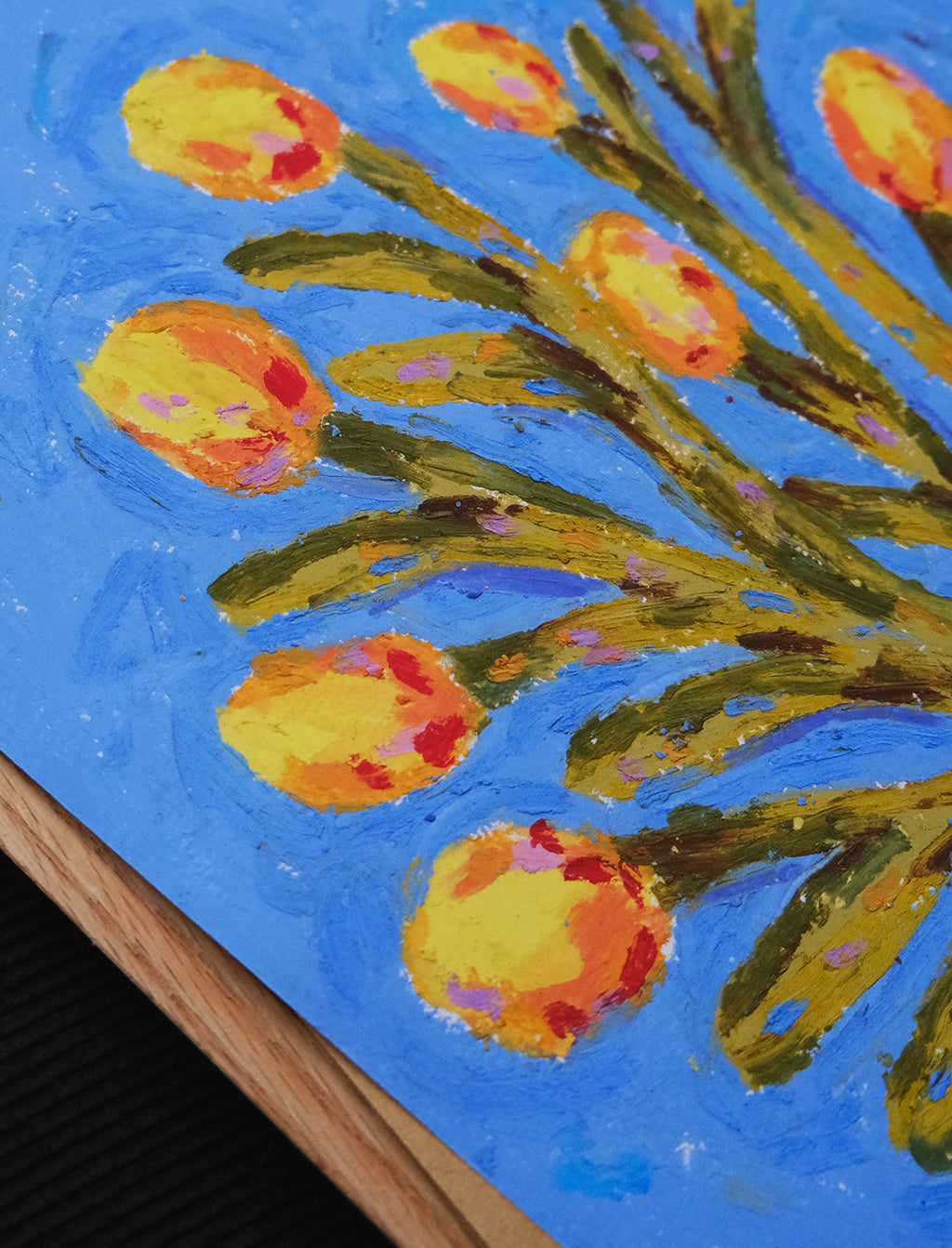 Flori în Pastel Print de Artă