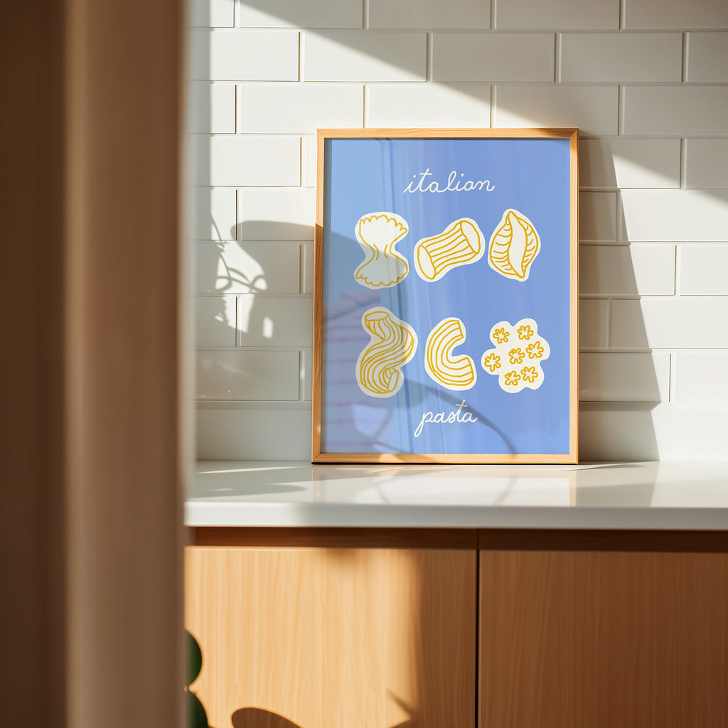 Italian Pasta Print de Artă