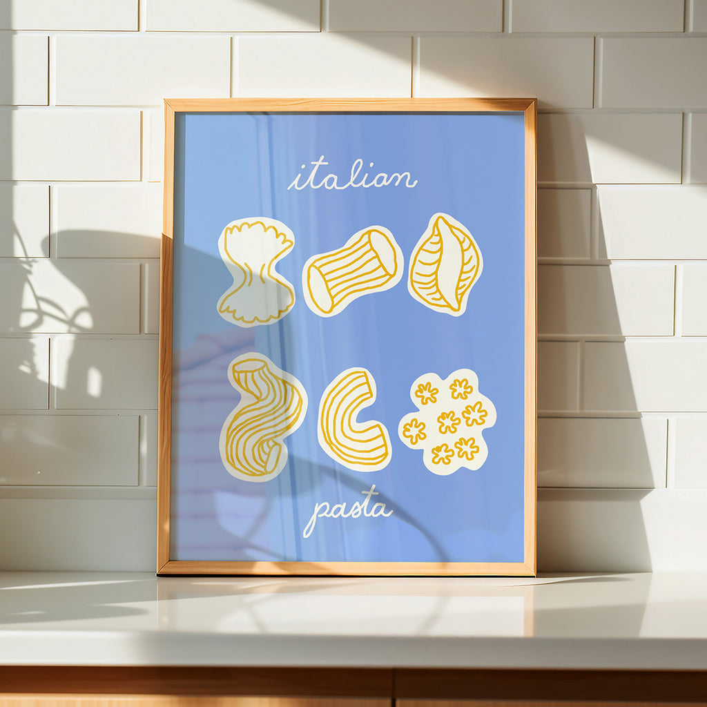 Italian Pasta Print de Artă