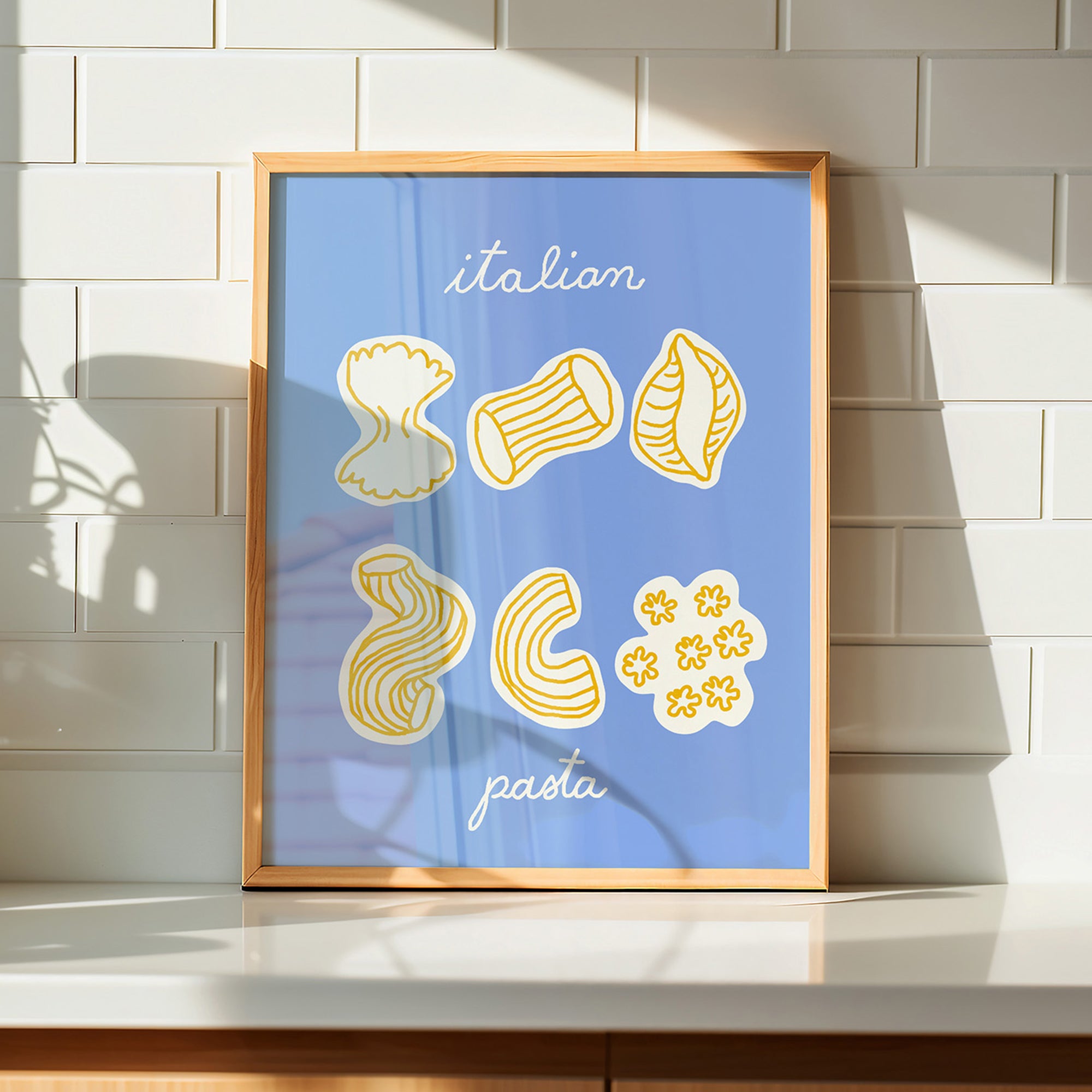 Italian Pasta Print de Artă