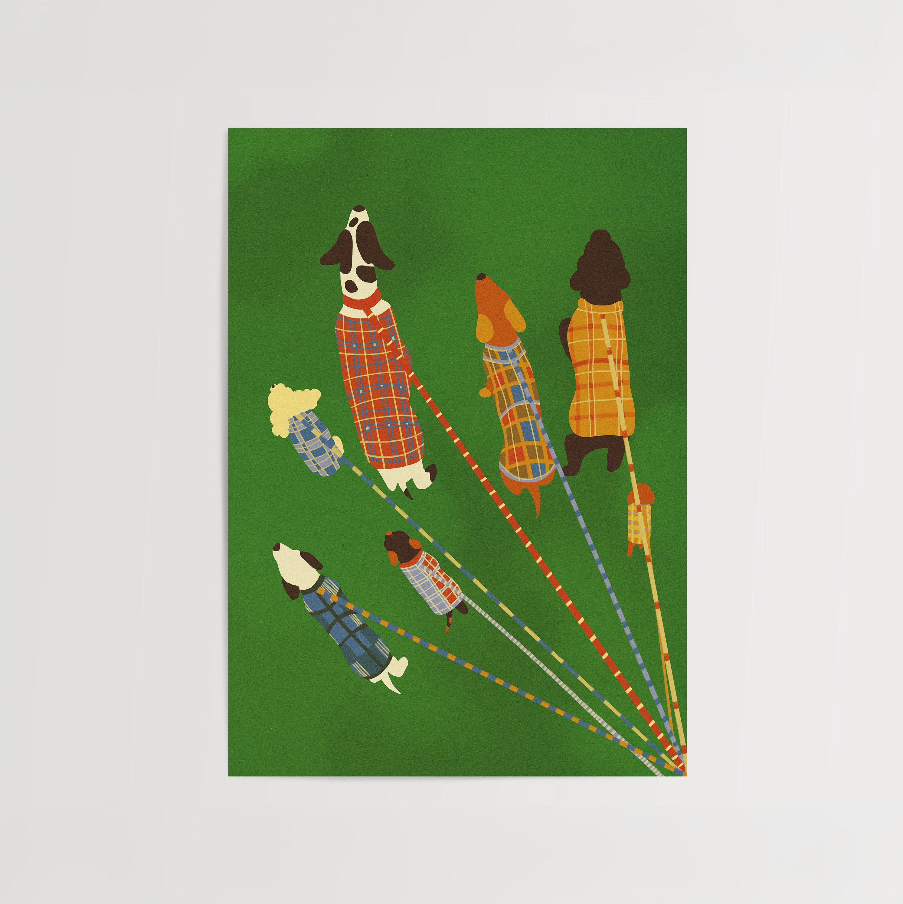 Plimbare în Parc Print de Artă