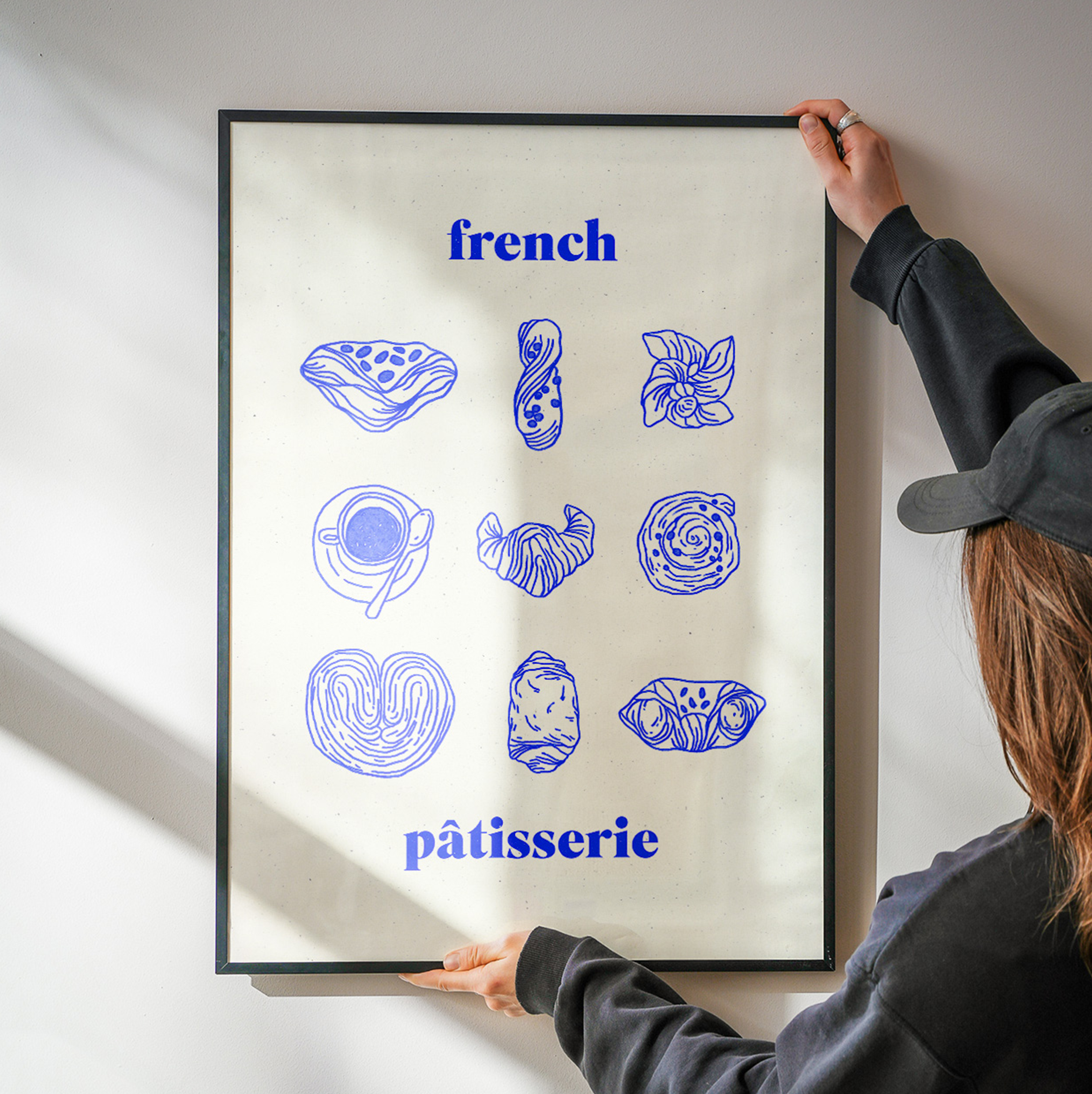 French Patisserie Print de Artă