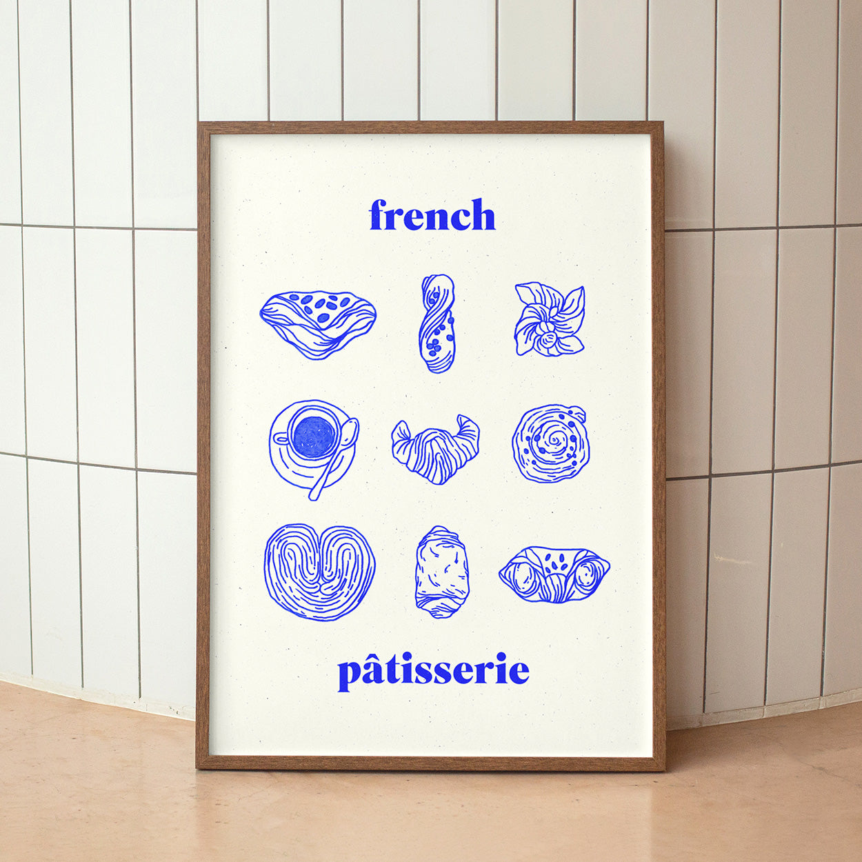 French Patisserie Print de Artă
