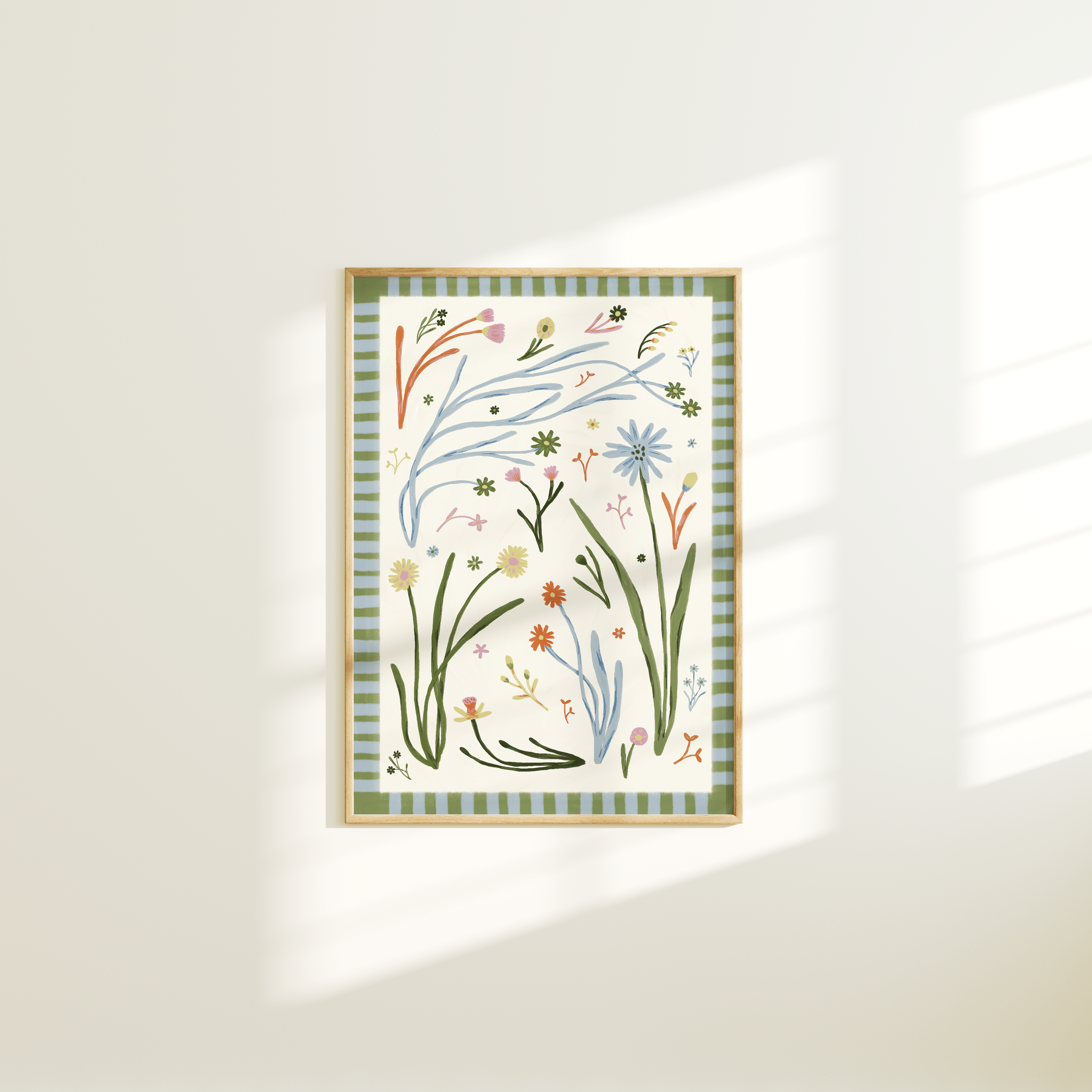 Set - 2 x Wild Flowers II Print de Artă