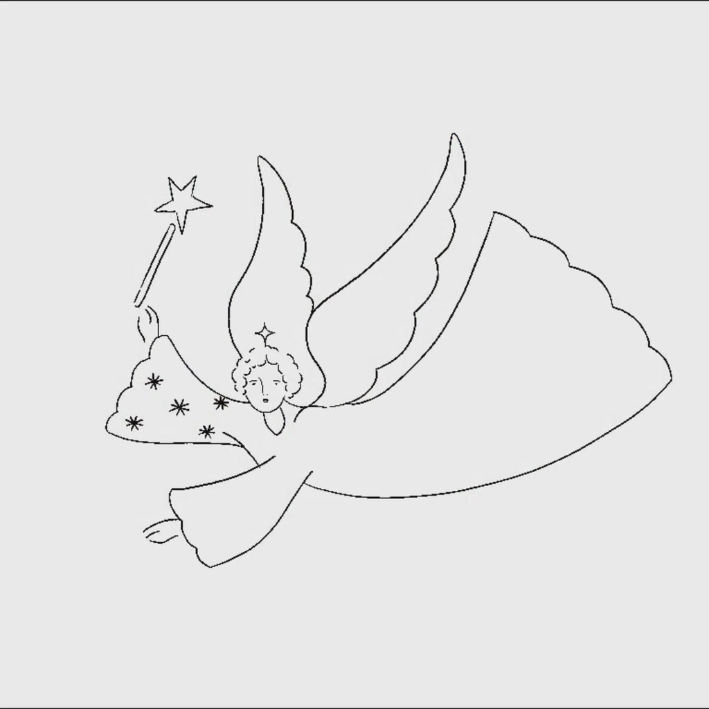 Flying Angel Print de Artă