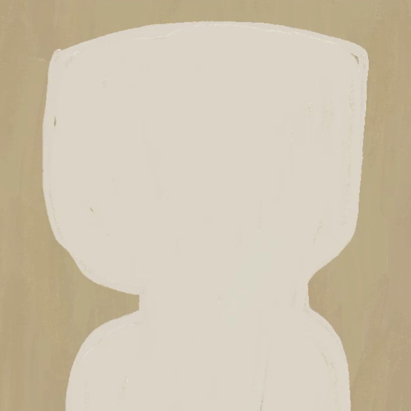 Minimalist Painted Vase Print de Artă